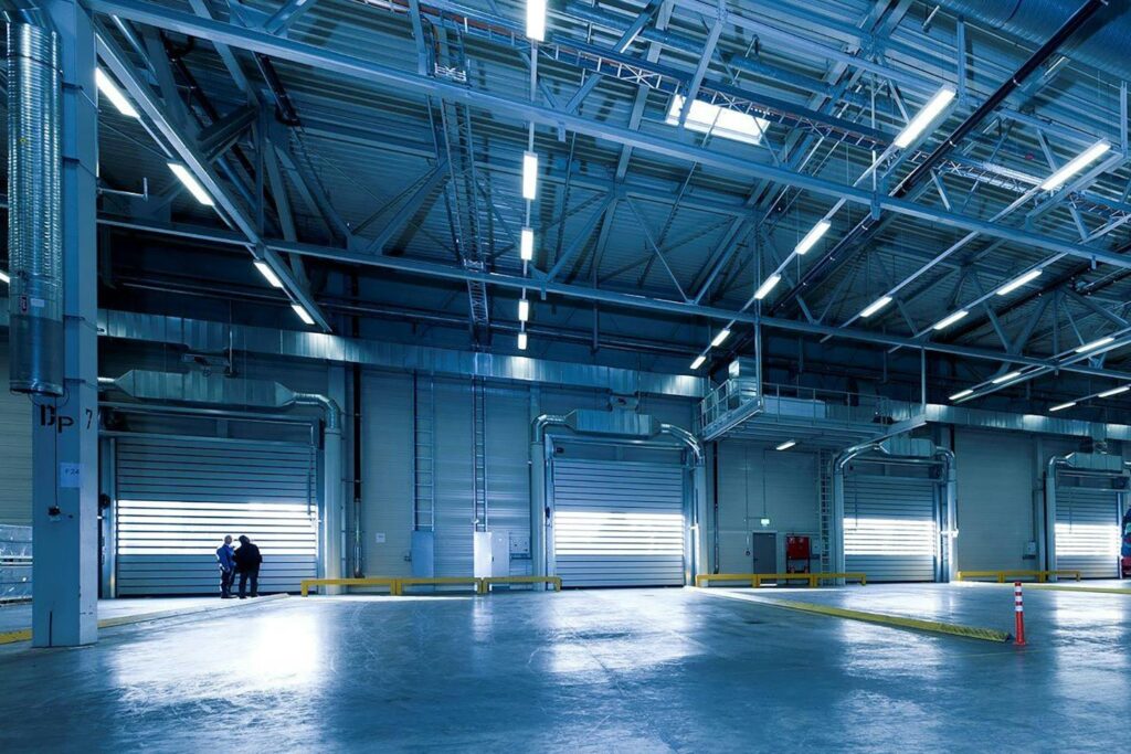 Inside view of a storage area